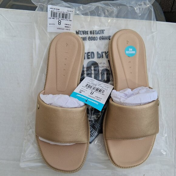 Reef Shoes - REEF SUNNY ARRIANAH Sandals Womens Size 8 CJ6699 Golden Hour